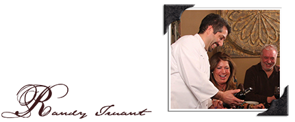 Chef Randy shares a smile with some guests
